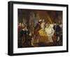 Francis I at the Deathbed of Leonardo Da Vinci, 1828-Cesare Mussini-Framed Giclee Print