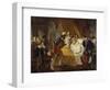 Francis I at the Deathbed of Leonardo Da Vinci, 1828-Cesare Mussini-Framed Giclee Print