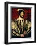 Francis I, c.1525, 1494-1547 King of France-Jean Clouet-Framed Giclee Print