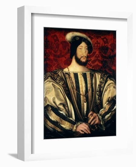 Francis I, c.1525, 1494-1547 King of France-Jean Clouet-Framed Giclee Print