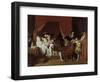 Francis I Collects the Last Breath of Leonardo Da Vinci-Jean-Auguste-Dominique Ingres-Framed Art Print