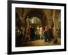 Francis I in the Studio of Benvenuto Cellini, 1837-Francesco Podesti-Framed Giclee Print