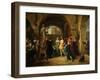 Francis I in the Studio of Benvenuto Cellini, 1837-Francesco Podesti-Framed Giclee Print