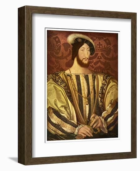 Francis I, King of France, C1520-1525-Jean Clouet-Framed Giclee Print