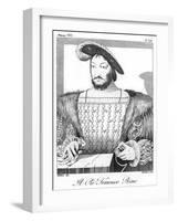 Francis I, King of France-Fontana-Framed Giclee Print