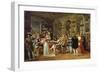 Francis I, Receiving a Painting of the Holy Family by Raphael, 1814-Gabriel Lemonnier-Framed Giclee Print