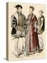 Francis II as King of France (Left), as Dauphin (Right); and His Sister, Elizabeth De Valois-null-Stretched Canvas