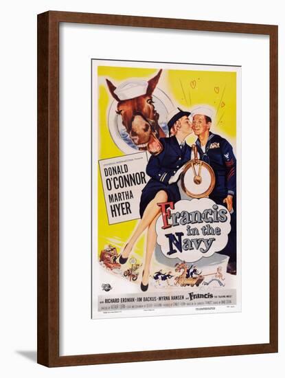 Francis in the Navy-null-Framed Art Print