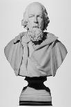 Portrait Bust of Alfred, Lord Tennyson, English Poet, 1896-Francis John Williamson-Framed Stretched Canvas