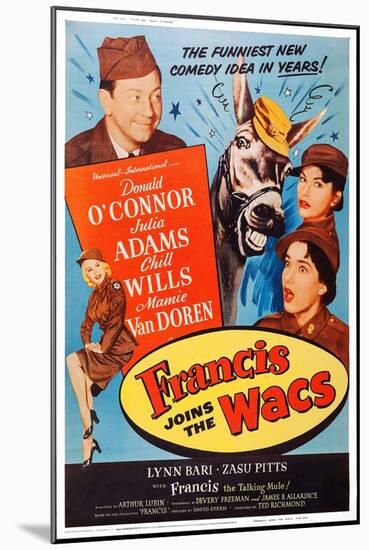 Francis Joins the Wacs-null-Mounted Art Print