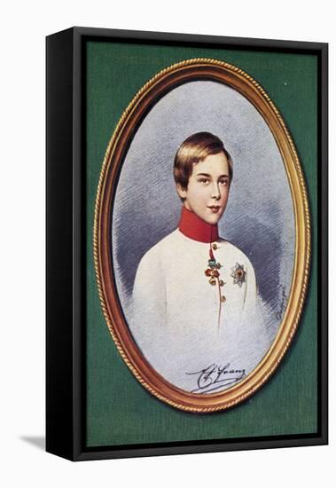 Francis Joseph I (Franz-Moritz Michael Daffinger-Framed Stretched Canvas