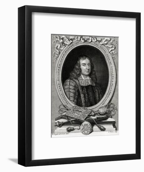 Francis Lord Guilford-D Loggan-Framed Art Print