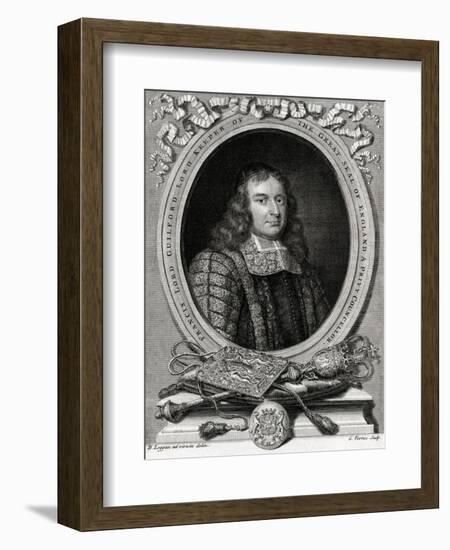 Francis Lord Guilford-D Loggan-Framed Art Print