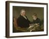 Francis Noel Clarke Mundy and His Grandson, William Mundy, 1809-Ramsay Richard Reinagle-Framed Giclee Print