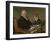 Francis Noel Clarke Mundy and His Grandson, William Mundy, 1809-Ramsay Richard Reinagle-Framed Giclee Print