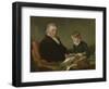 Francis Noel Clarke Mundy and His Grandson, William Mundy, 1809-Ramsay Richard Reinagle-Framed Giclee Print