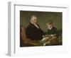 Francis Noel Clarke Mundy and His Grandson, William Mundy, 1809-Ramsay Richard Reinagle-Framed Giclee Print