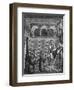 Francis of Assisi and Pope-null-Framed Art Print