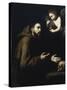 Francis of Assisi and the Angel with the Water Bottle, 1636-1637-José de Ribera-Stretched Canvas