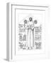 Francis of Assisi-Bonaventura Berlingheri-Framed Giclee Print