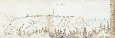 Tenby, 1678 (Pen & Ink and Wash on Paper)-Francis Place-Stretched Canvas