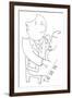 Francis Poulenc (1899-1963)-Jean Cocteau-Framed Giclee Print