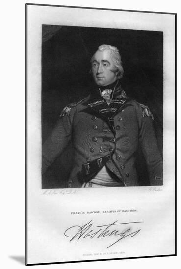 Francis Rawdon-Hastings (1754-182), Governor-General of India-G Parker-Mounted Giclee Print