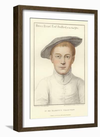 Francis Russell, Earl of Bedford-Hans Holbein the Younger-Framed Giclee Print