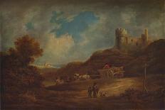 A Castle, with Waggon and Horses', c1886, (1938)-Francis Towne-Giclee Print