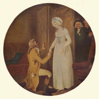 Young Marlow and Miss Hardcastle: A Scene from She Stoops to Conquer by Oliver Goldsmith