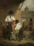 The Scythe Grinder, 1856-Francis William Edmonds-Giclee Print