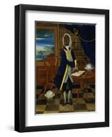 Francis Williams the Jamaican Mathematician and Poet, English c.1745-null-Framed Premium Giclee Print