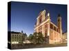 Franciscan Church of the Annunciation illuminated at night, Old Town, Ljubljana, Slovenia-Ben Pipe-Stretched Canvas