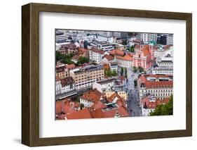 Franciscan Church of the Annunciation in Preseren Square-Matthew Williams-Ellis-Framed Photographic Print