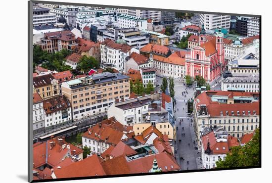 Franciscan Church of the Annunciation in Preseren Square-Matthew Williams-Ellis-Mounted Photographic Print