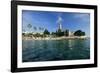 Franciscan Monastery and Beach, Hvar Town, Hvar Island, Dalmatia, Croatia-Gavin Hellier-Framed Photographic Print