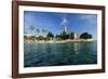 Franciscan Monastery and Beach, Hvar Town, Hvar Island, Dalmatia, Croatia-Gavin Hellier-Framed Photographic Print