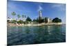 Franciscan Monastery and Beach, Hvar Town, Hvar Island, Dalmatia, Croatia-Gavin Hellier-Mounted Photographic Print