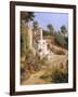 Franciscan Monastery at Subiaco-Antoine-Felix Boisselier-Framed Art Print