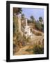 Franciscan Monastery at Subiaco-Antoine-Felix Boisselier-Framed Art Print