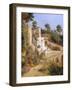 Franciscan Monastery at Subiaco-Antoine-Felix Boisselier-Framed Art Print