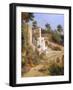 Franciscan Monastery at Subiaco-Antoine-Felix Boisselier-Framed Art Print