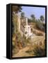 Franciscan Monastery at Subiaco-Antoine-Felix Boisselier-Framed Stretched Canvas