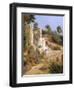 Franciscan Monastery at Subiaco-Antoine-Felix Boisselier-Framed Art Print