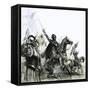 Francisco de Coronado at the Head of His Expedition Into Mexico-Graham Coton-Framed Stretched Canvas