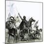 Francisco de Coronado at the Head of His Expedition Into Mexico-Graham Coton-Mounted Giclee Print