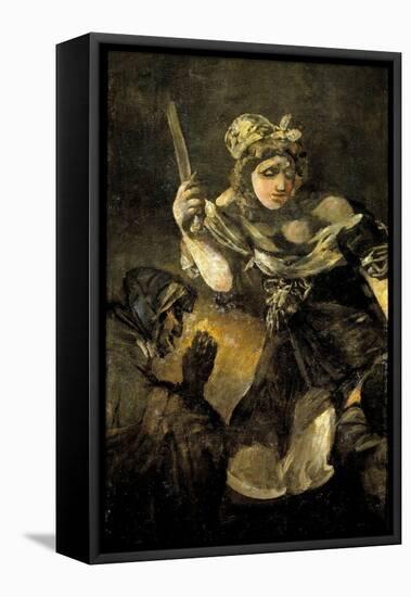 Francisco de Goya y Lucientes / 'Judith and Holofernes', 1820-1823, Spanish School, Mural, 146 c...-Francisco de Goya y Lucientes-Framed Stretched Canvas