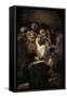 Francisco de Goya y Lucientes / 'The Reading, or The Politicians', 1820-1823, Spanish School, Mu...-Francisco de Goya y Lucientes-Framed Stretched Canvas