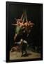 Francisco de Goya y Lucientes / 'The Witches' Flight', 1797, Spanish School, Oil on canvas, 43,5...-Francisco de Goya y Lucientes-Framed Poster