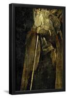 Francisco de Goya y Lucientes / 'Two Friars', 1820-1823, Spanish School, Mural, 142,5 cm x 65,6 ...-Francisco de Goya y Lucientes-Framed Poster